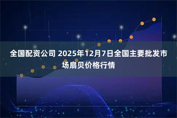 全国配资公司 2025年12月7日全国主要批发市场扇贝价格行情