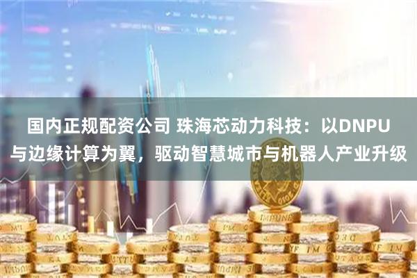 国内正规配资公司 珠海芯动力科技：以DNPU与边缘计算为翼，驱动智慧城市与机器人产业升级